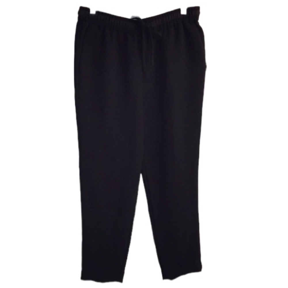 Kate Spade Women’s M Classic Solid Black Dressy Tuxedo Pants with pockets in EUC